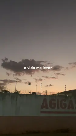 a vida me levar