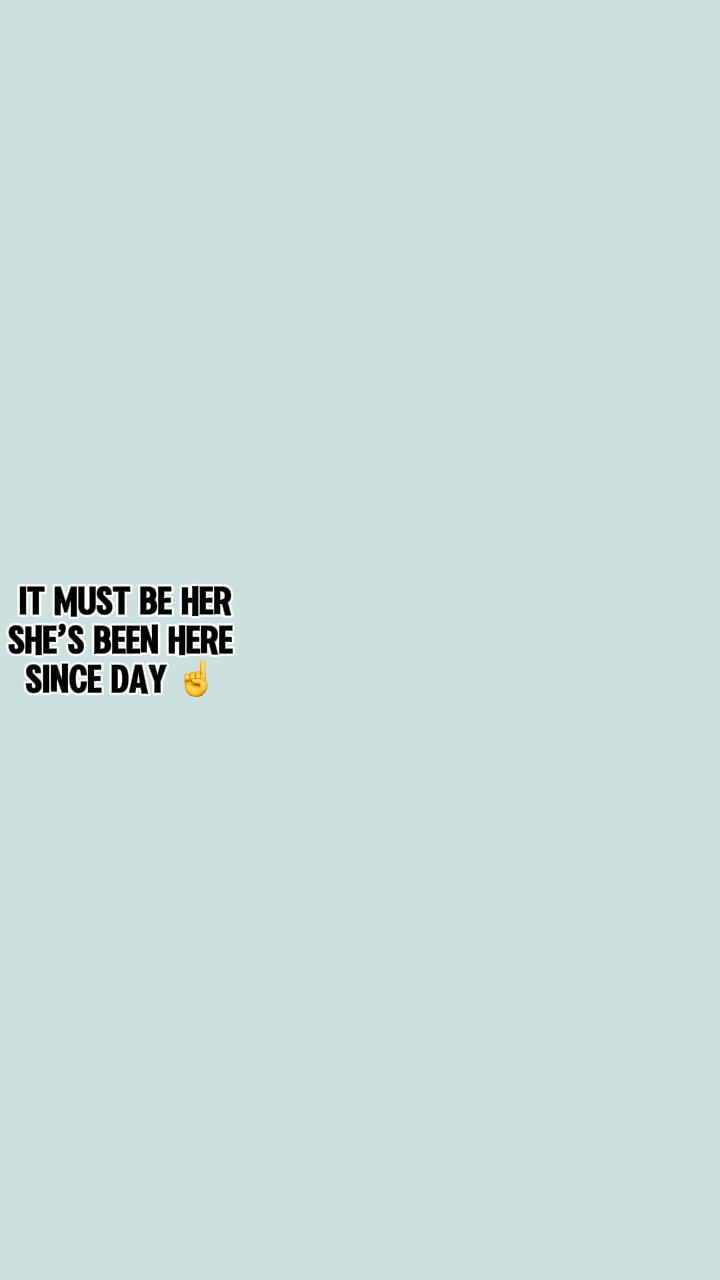 It must be her✌🏼