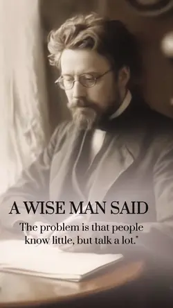 A wise man said 