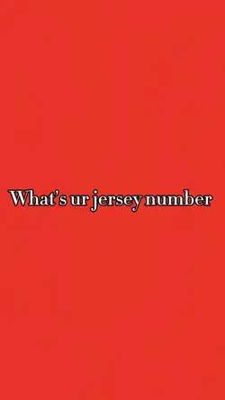 Jersey number