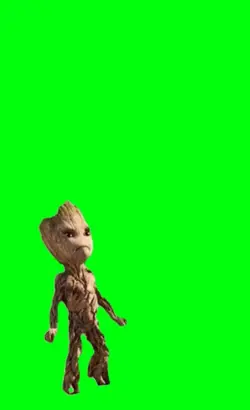 groot throwing a fit