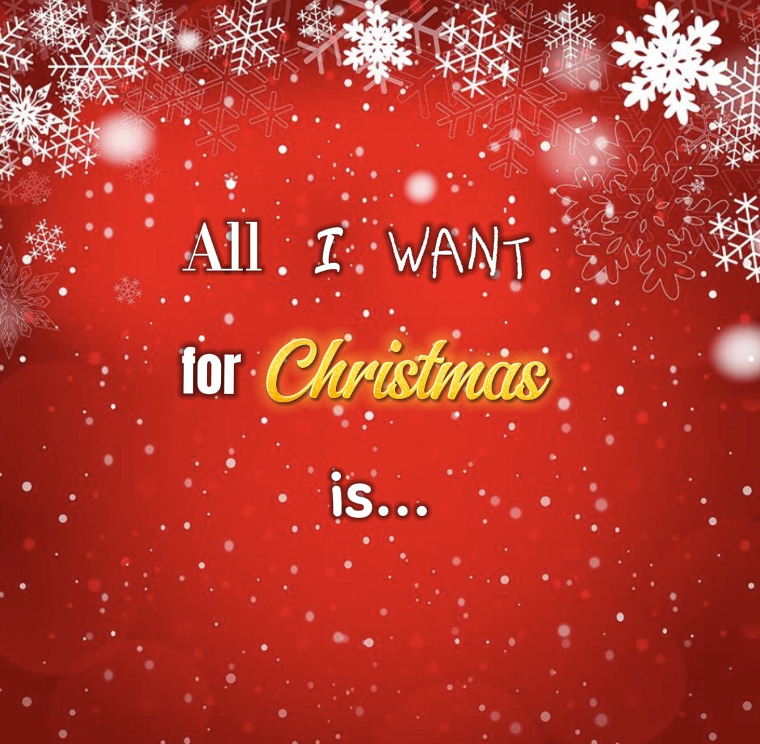 Tout ce que je veux pour Noël❤️