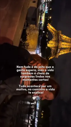 A vida surpreende. 🤍