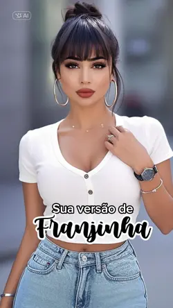 Versão franjinha