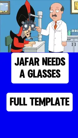 JAFAR NEEDS A GLASSE