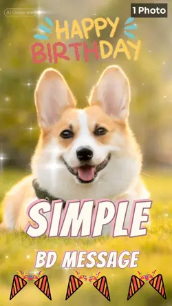 Simple BD message