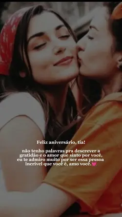 parabéns tia 