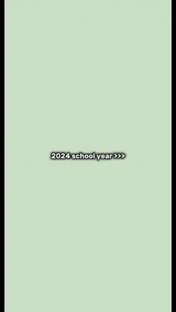 2024 school year