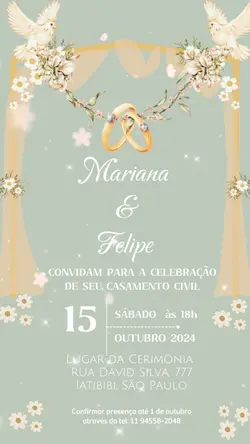 Convite casamento
