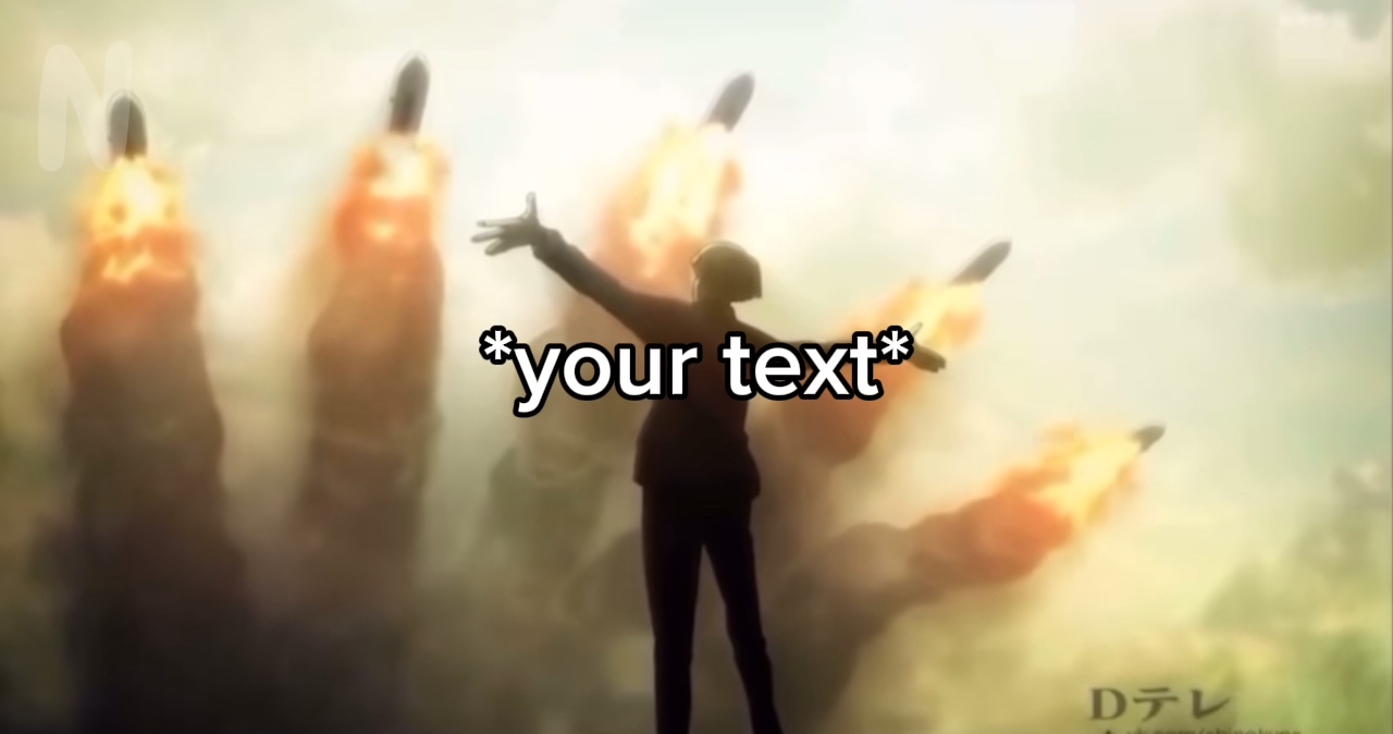 Meme nuclear de anime