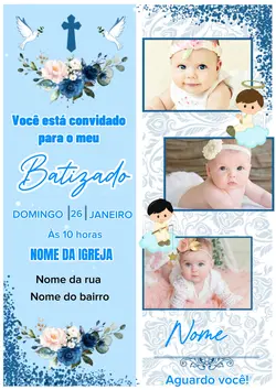 Convite Batizado 
