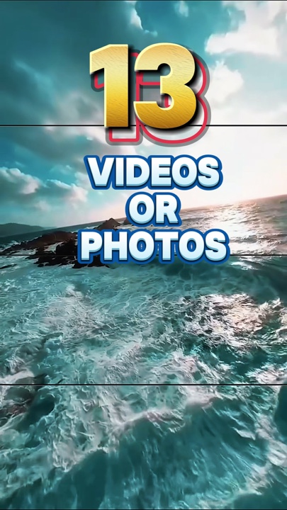 13 vidéos ou photos 