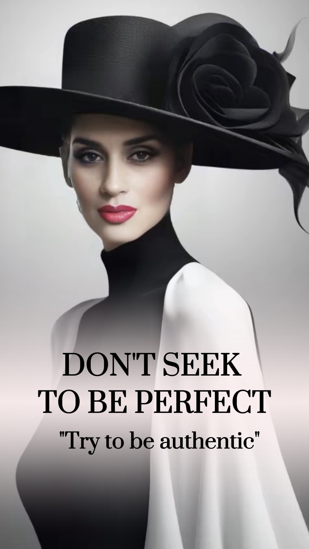 Try to be authentic 