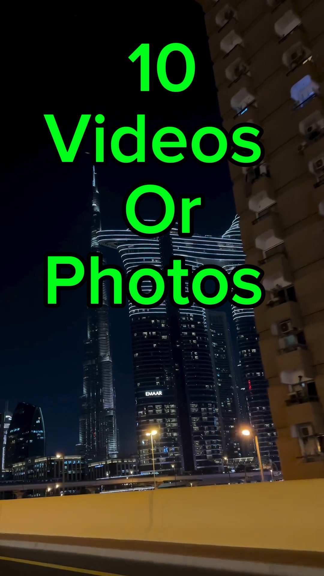 10 vidéos ou photos 