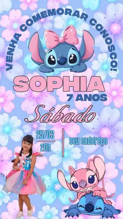 convite aniversário 