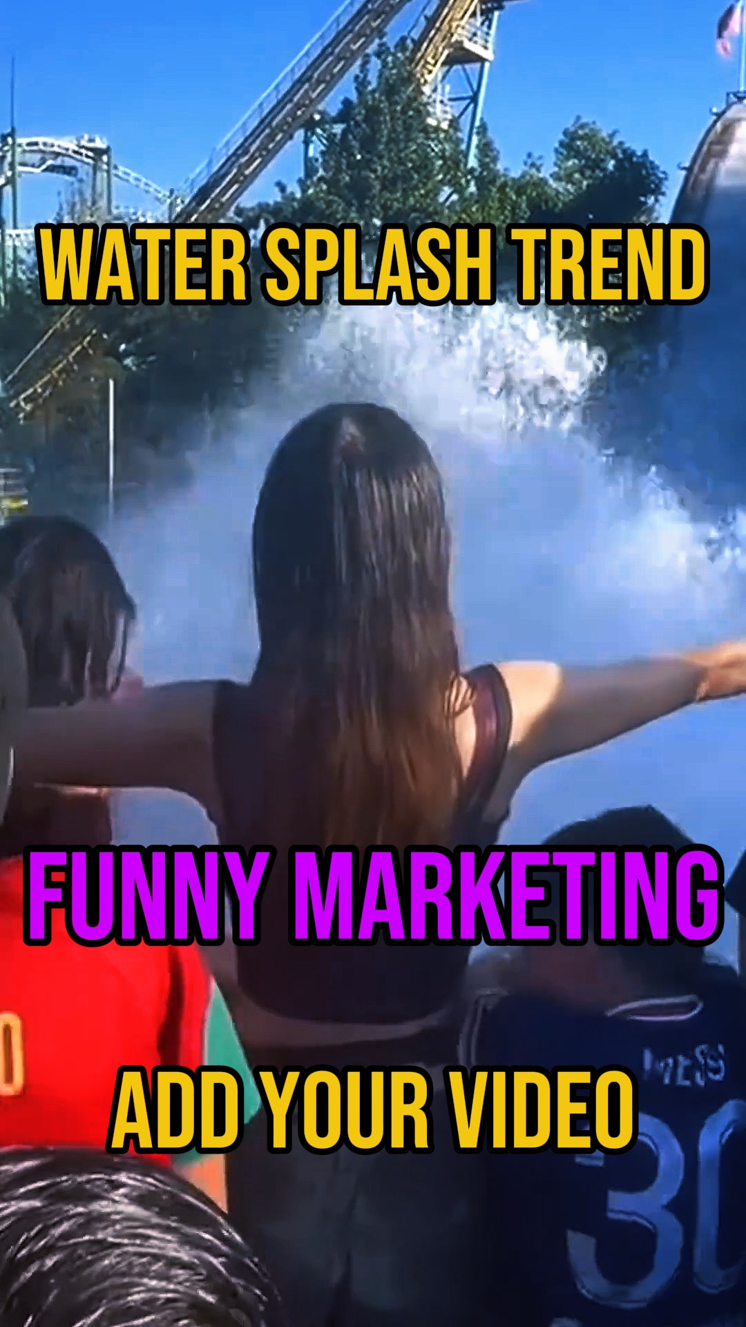 Tendência de respingos de água