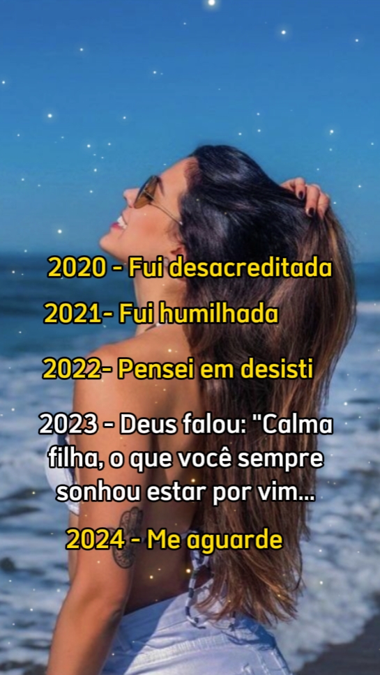 Pensei em desisti 