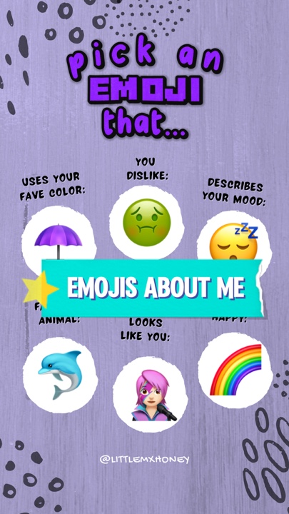 Wählen Sie ein Emoji 🌈💖🥳 