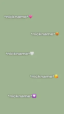 nicknames>full name