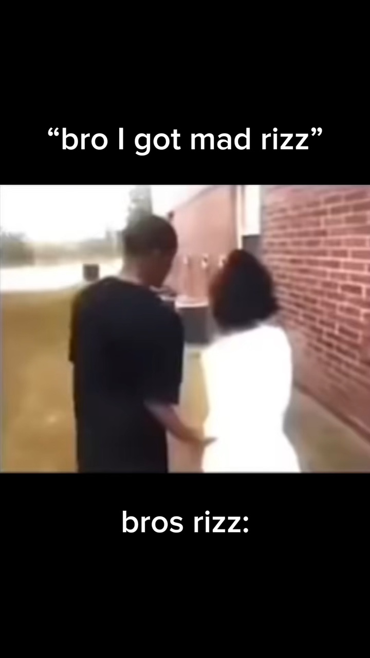 Bro got rizz 💀