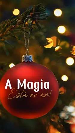 O natal está no ar 