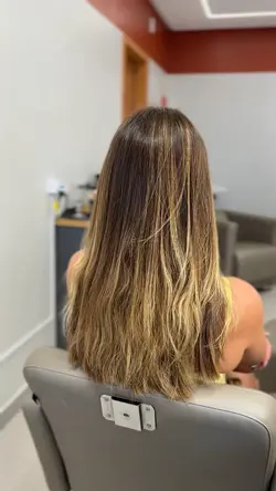 antes e depois salão