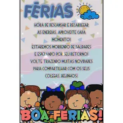 Boas férias!