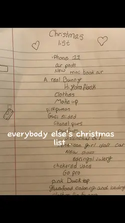 christmas list