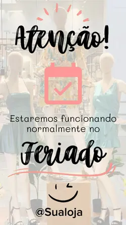Aberto no Feriado 
