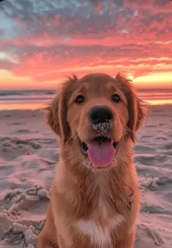 Dog Sunset