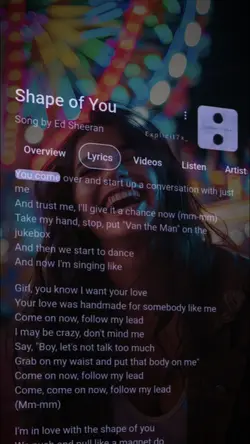 Shape of you lyrics