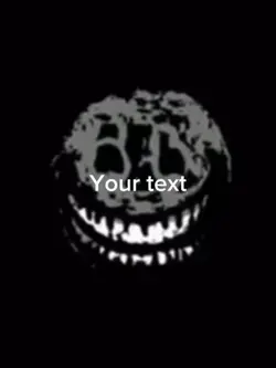 Creepy laughing face