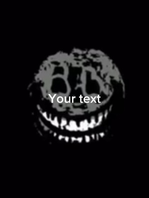 Creepy laughing face
