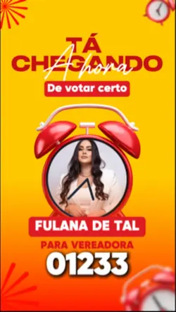 • Relógio do voto