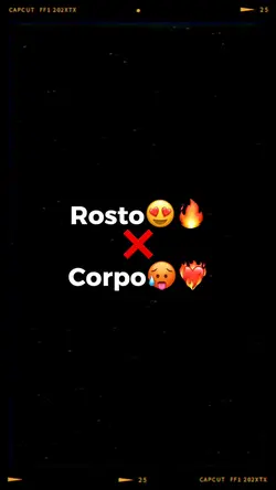 Rosto x corpo