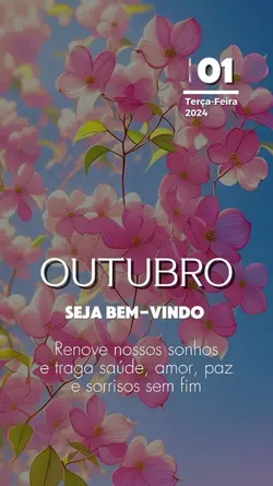 Bem vindo outubro