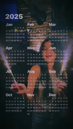 New Year calender