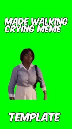 Maid walking crying 