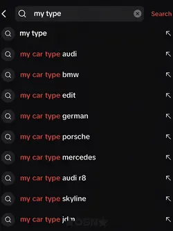 My type search 