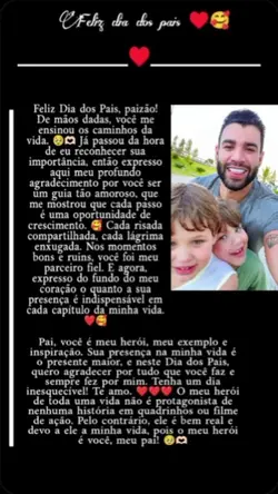 Feliz dia dos pais.