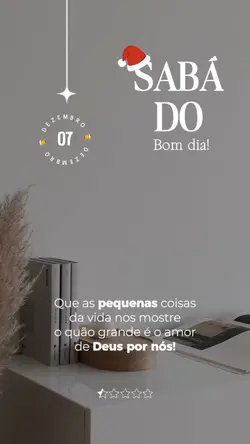 Sábado bom dia 