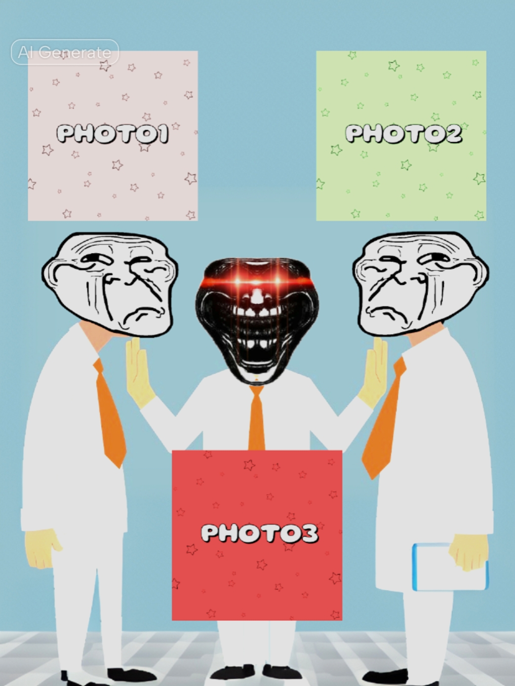 Tendencia de cara de troll 