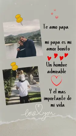 Te amo papa 