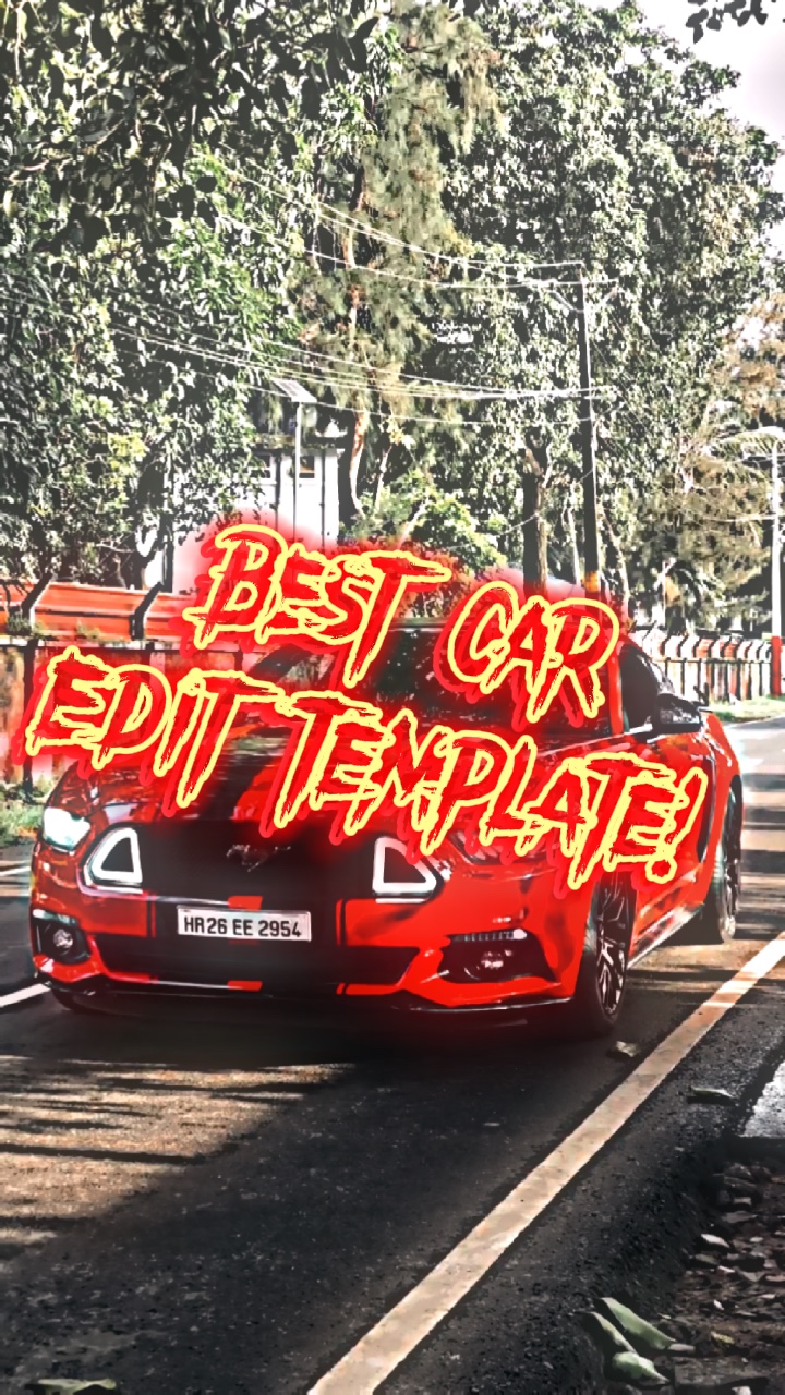 Car edit template