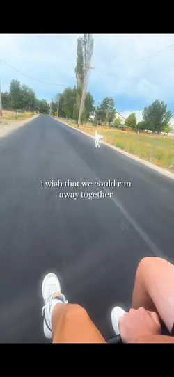 run away 🤞🏼🌅