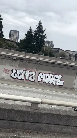 Grimy urban graffiti