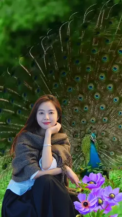 Beautiful peacock
