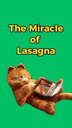 Garfield Lasagna 😋