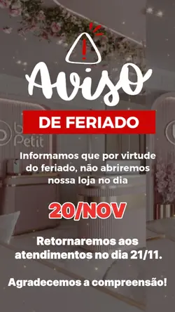 Aviso de Feriado 