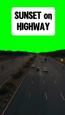 SUNSET on HIGHWAY